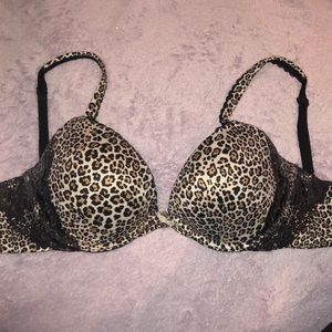 Victoria’s Secret push up bra. Cheetah print.